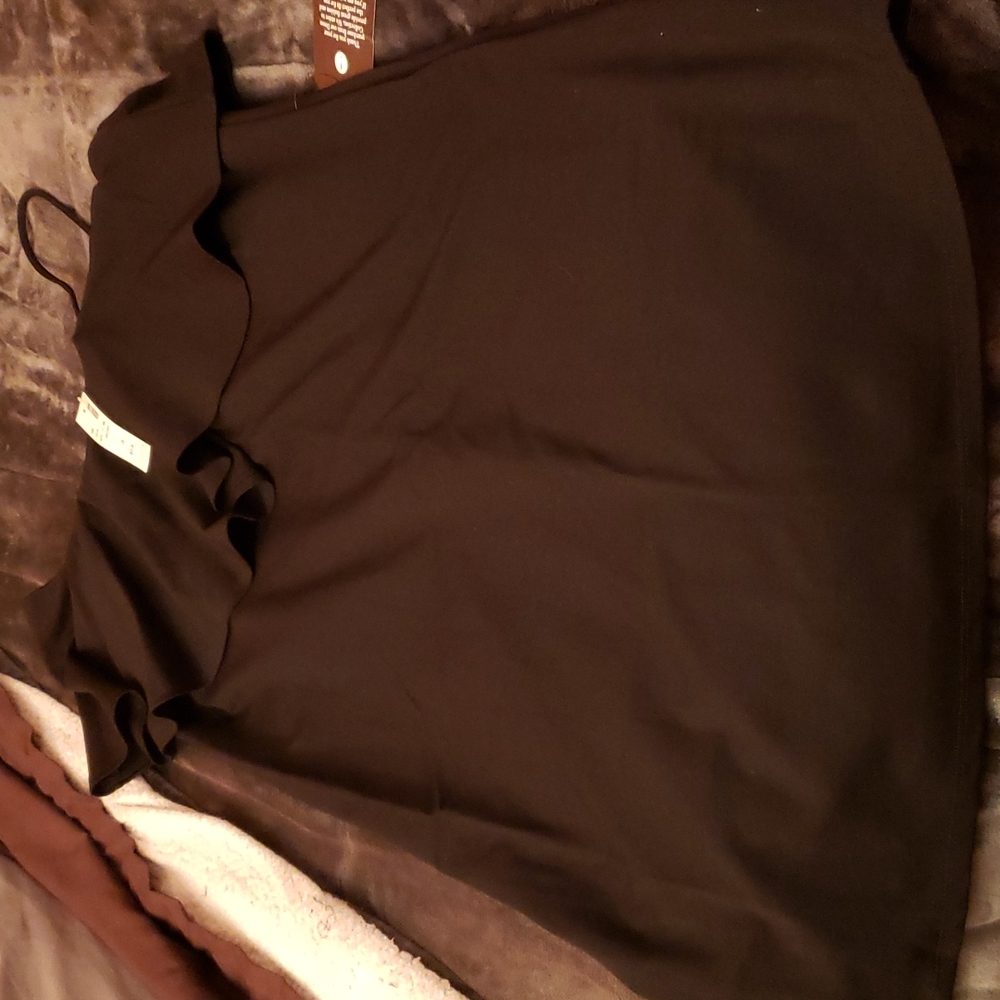 Make me an offer One shoulder black dress